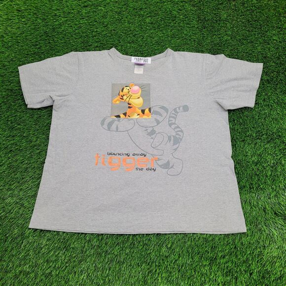 Vintage Y2K Winnie-The-Pooh Shirt Womens 2XL 24x26 Gray - Picture 1 of 16